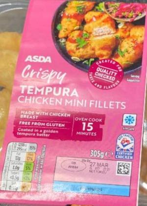 Fotografie - Crispy tempura chicken mini fillets Asda