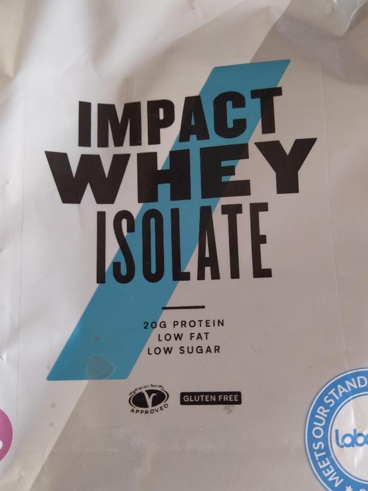 Fotografie - Impact whey Isolate Rocky Road Myprotein