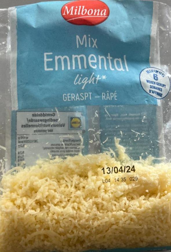 Fotografie - Mix Emmental light Milbona