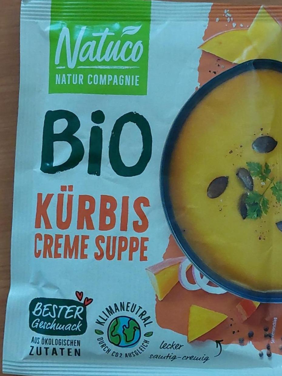 Fotografie - Bio kürbis creme suppe Natuco