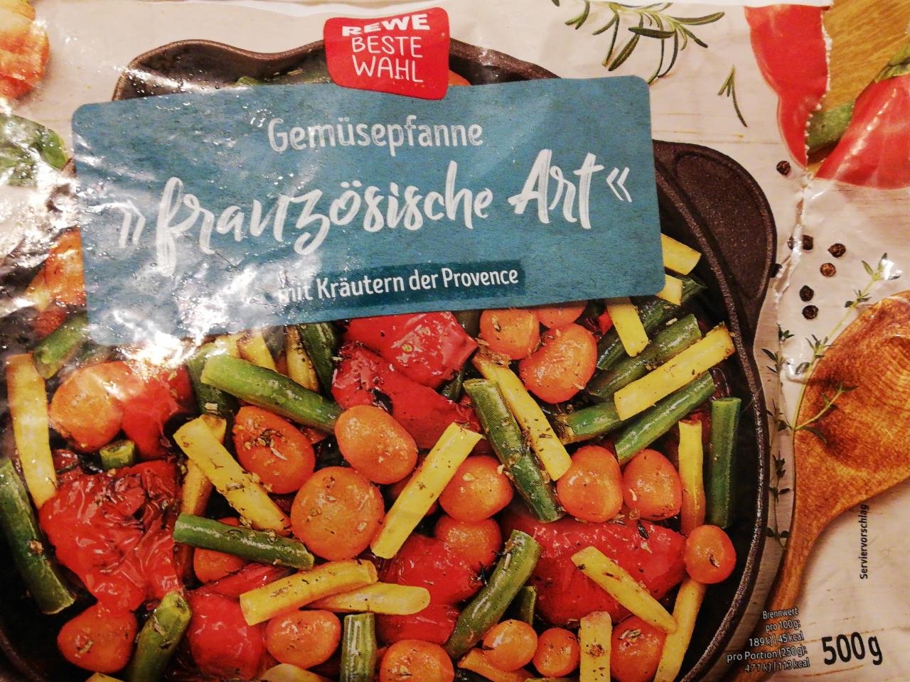 Fotografie - Gemüsepfanne Französische Art Rewe beste wahl