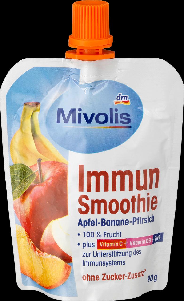 Fotografie - Smoothie Immun Apfel-Banane-Pfirsich Mivolis