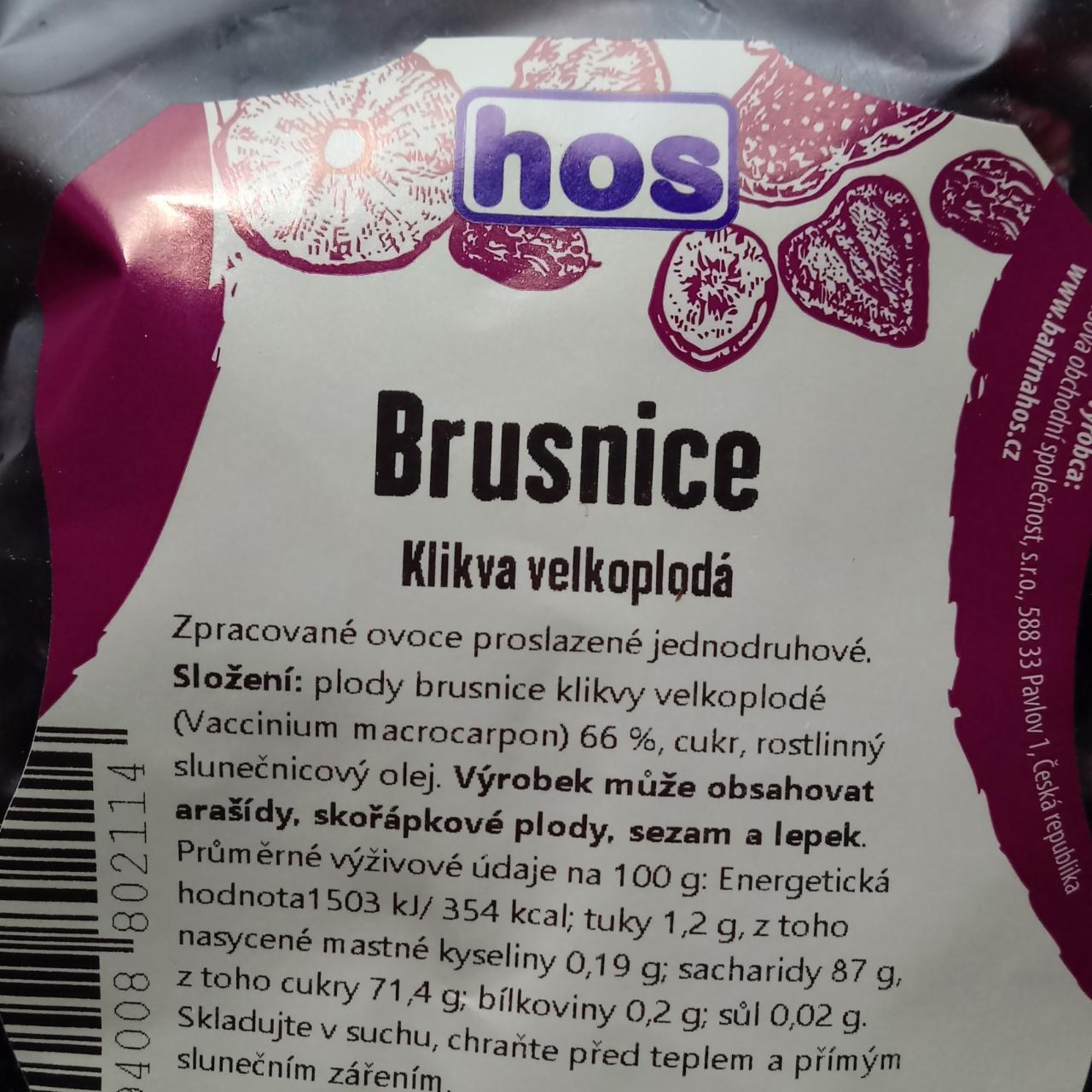 Fotografie - Brusnice Klikva velkoplodá Hos