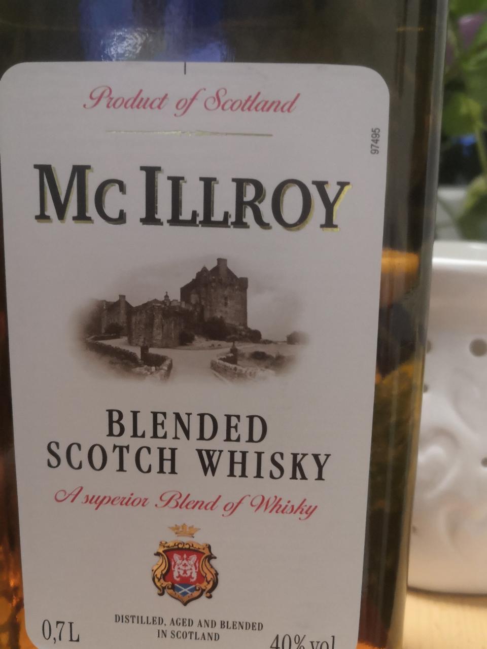 Fotografie - Mc ILLROY BLENDED SCOTCH WHISKY