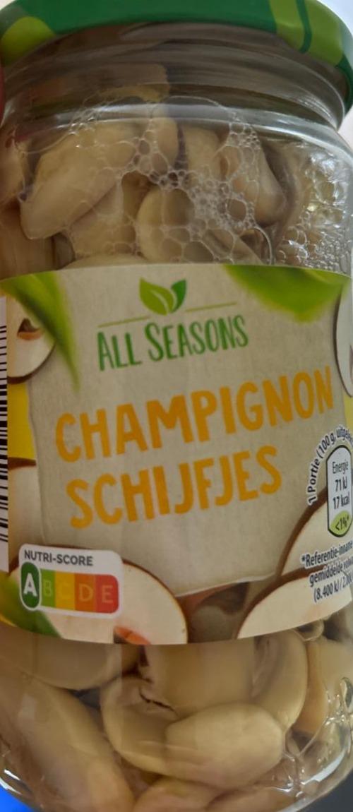 Fotografie - champignon schijfjes all seasons