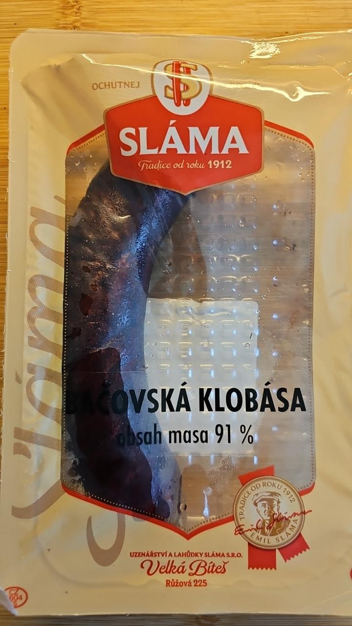 Fotografie - Bačovská klobása Sláma