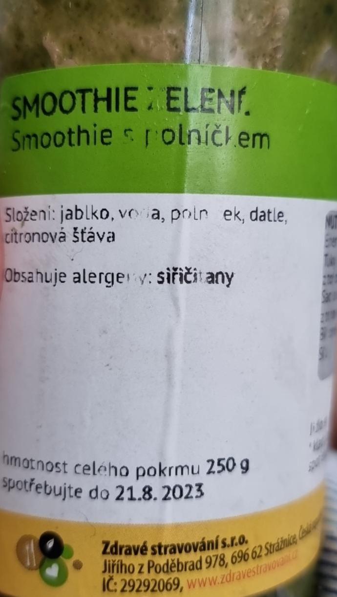 Fotografie - smoothie s polníčkem Zdravé stravování