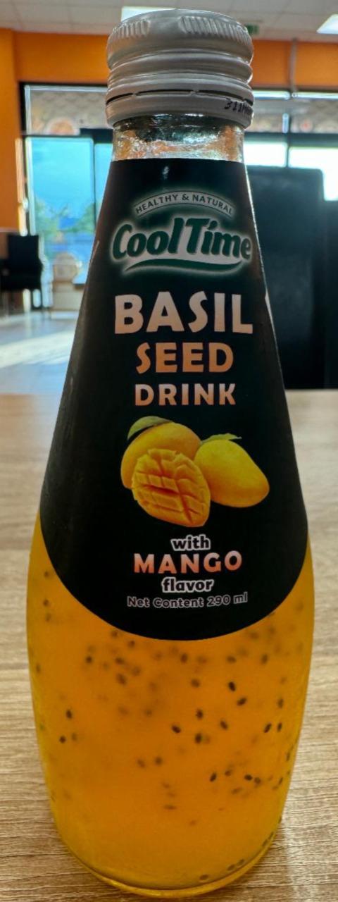 Fotografie - Basil seed drink with mango flavor Cool Time