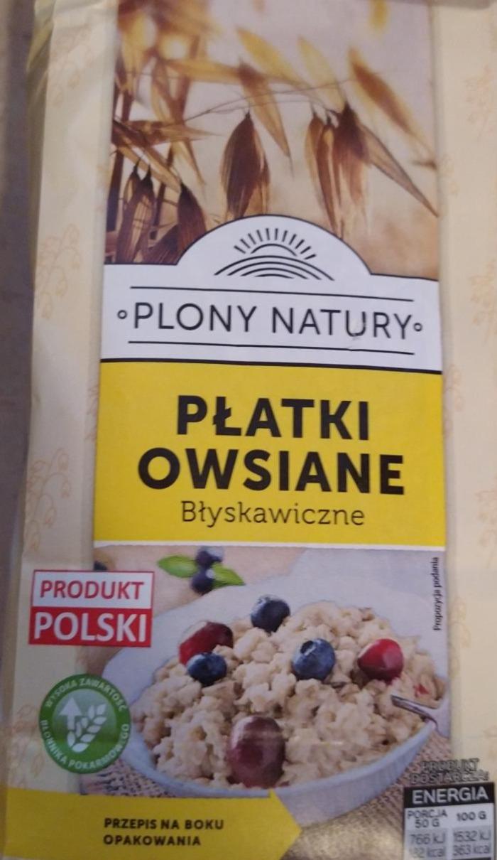 Fotografie - Płatki owsiane błyskawiczne Plony Natury