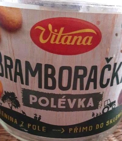 Fotografie - Bramboračka polévka zelenina z pole přímo do sklenice Vitana