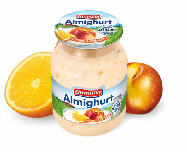 Fotografie - Almighurt Nektarine Florida-Orange Ehrmann