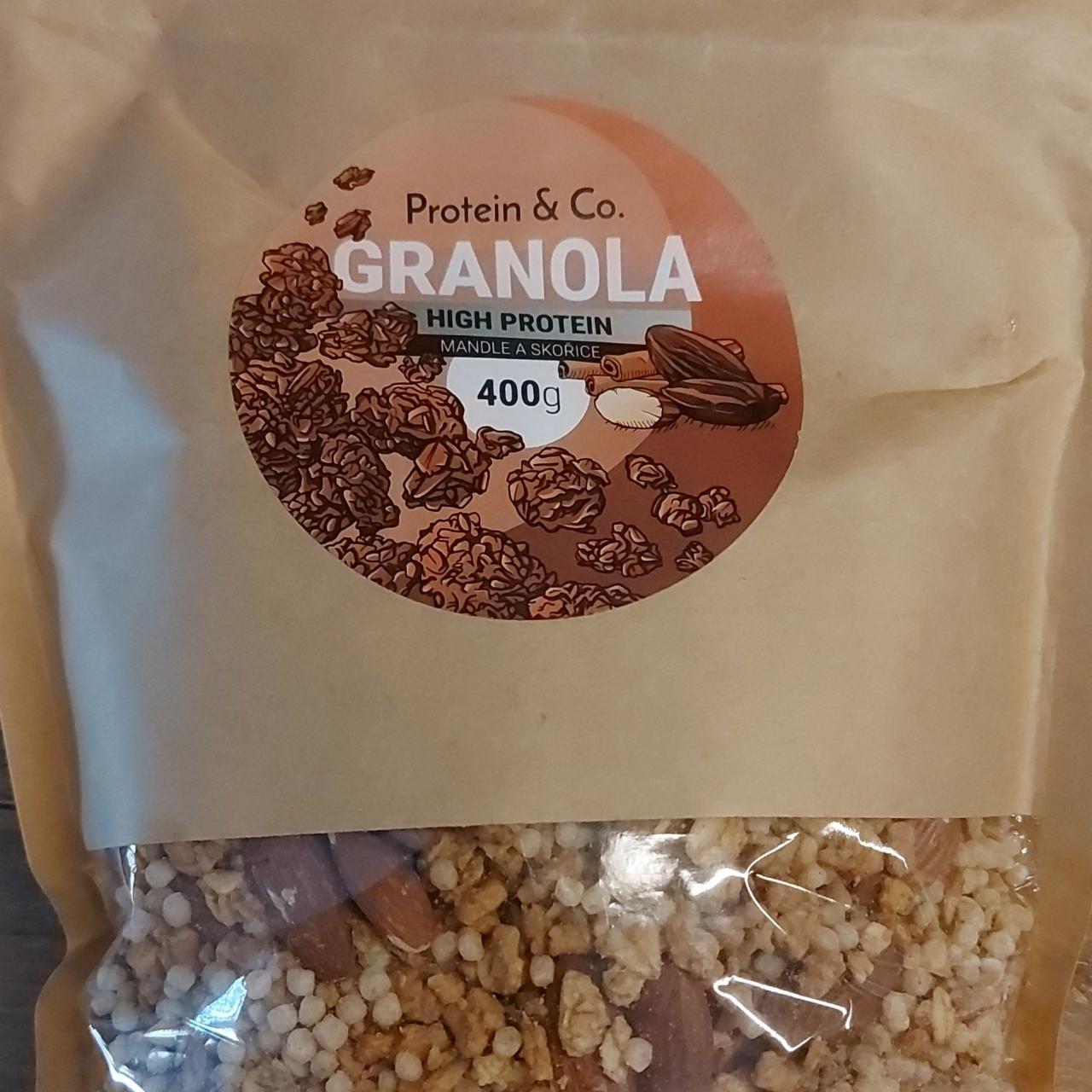 Fotografie - Granola High Protein Mandle a Skořice Protein & Co.