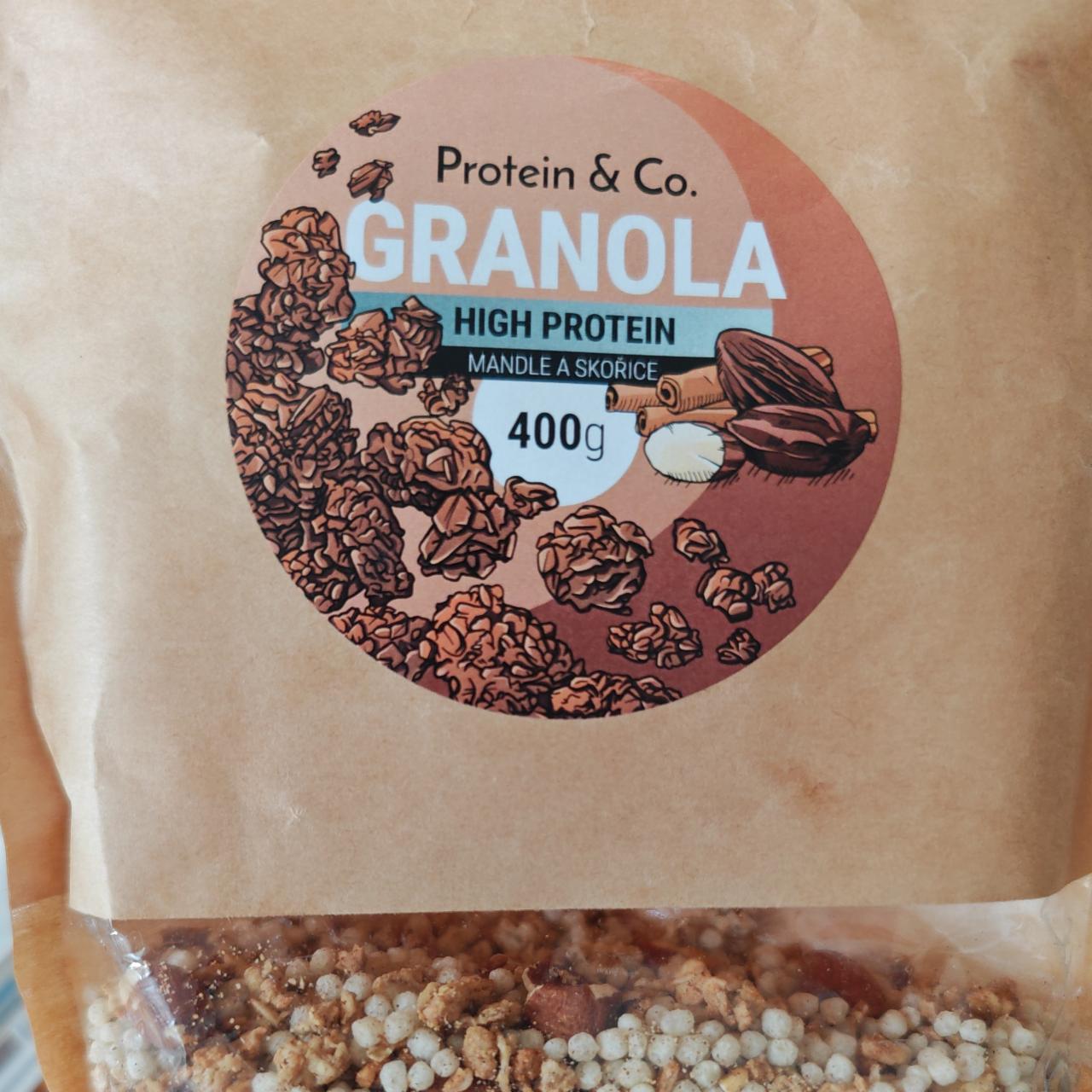 Fotografie - Granola High Protein Mandle a Skořice Protein & Co.