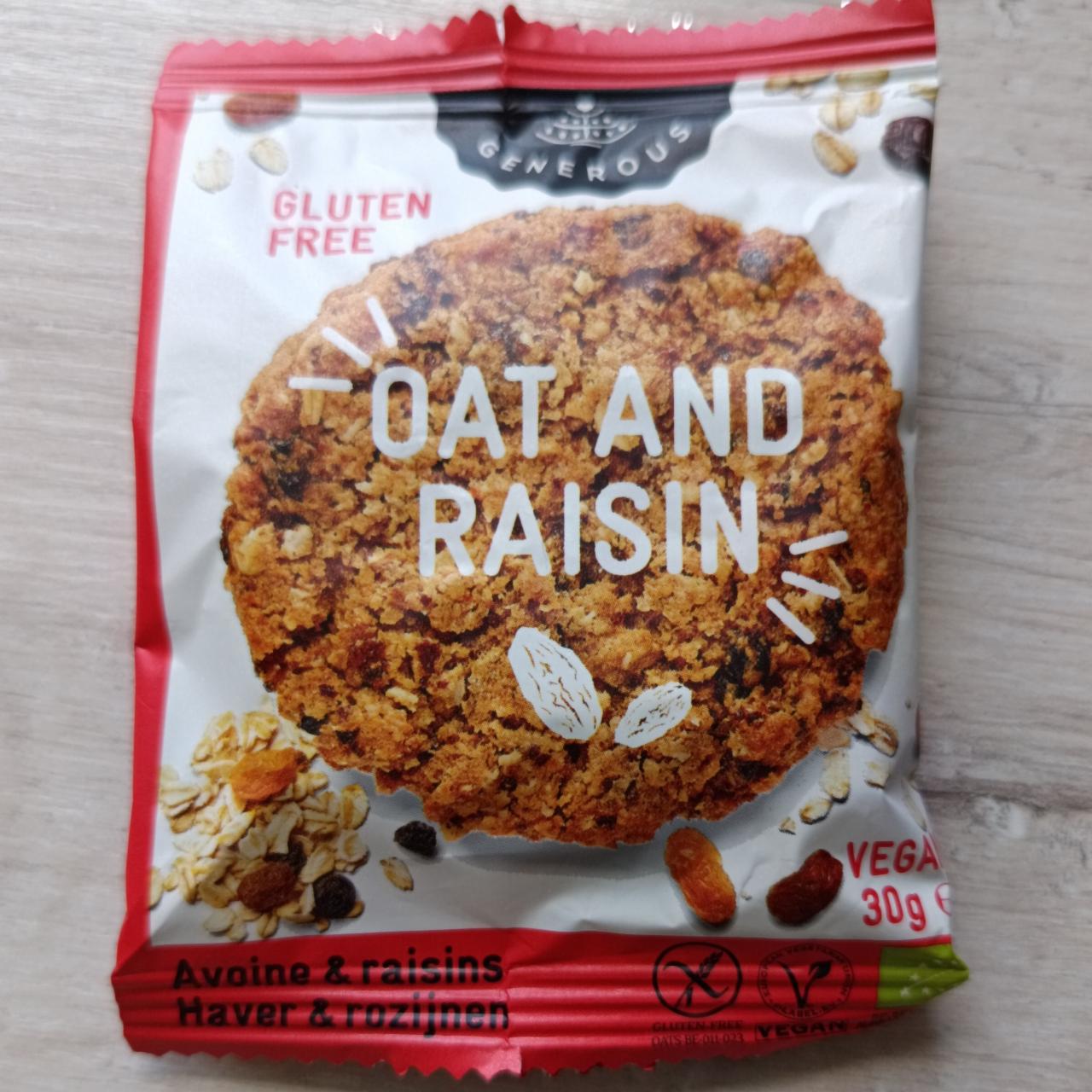 Fotografie - Oat and raisin Generous