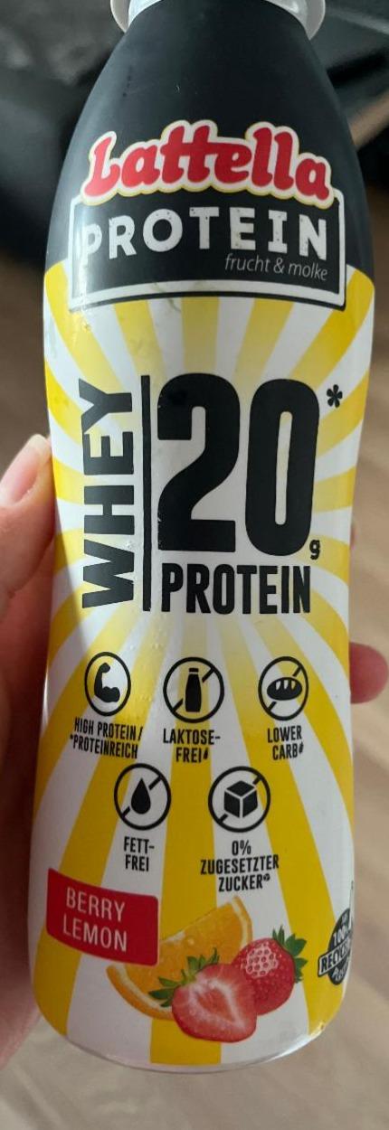 Fotografie - Whey Protein Berry Lemon Lattella