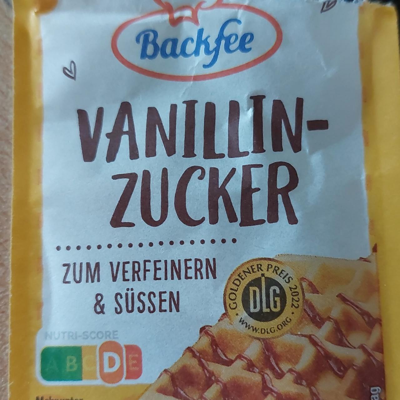 Fotografie - Vanillin Zucker Backfee