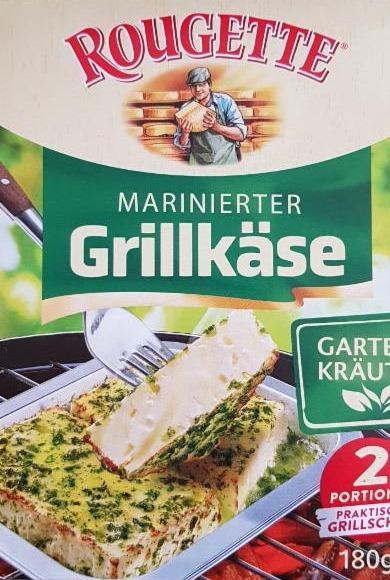 Fotografie - Marinierter Grillkäse Gartenkräuter Rougette