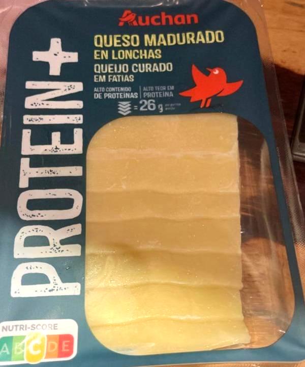 Fotografie - Protein+ queso madurado en lonchas Auchan