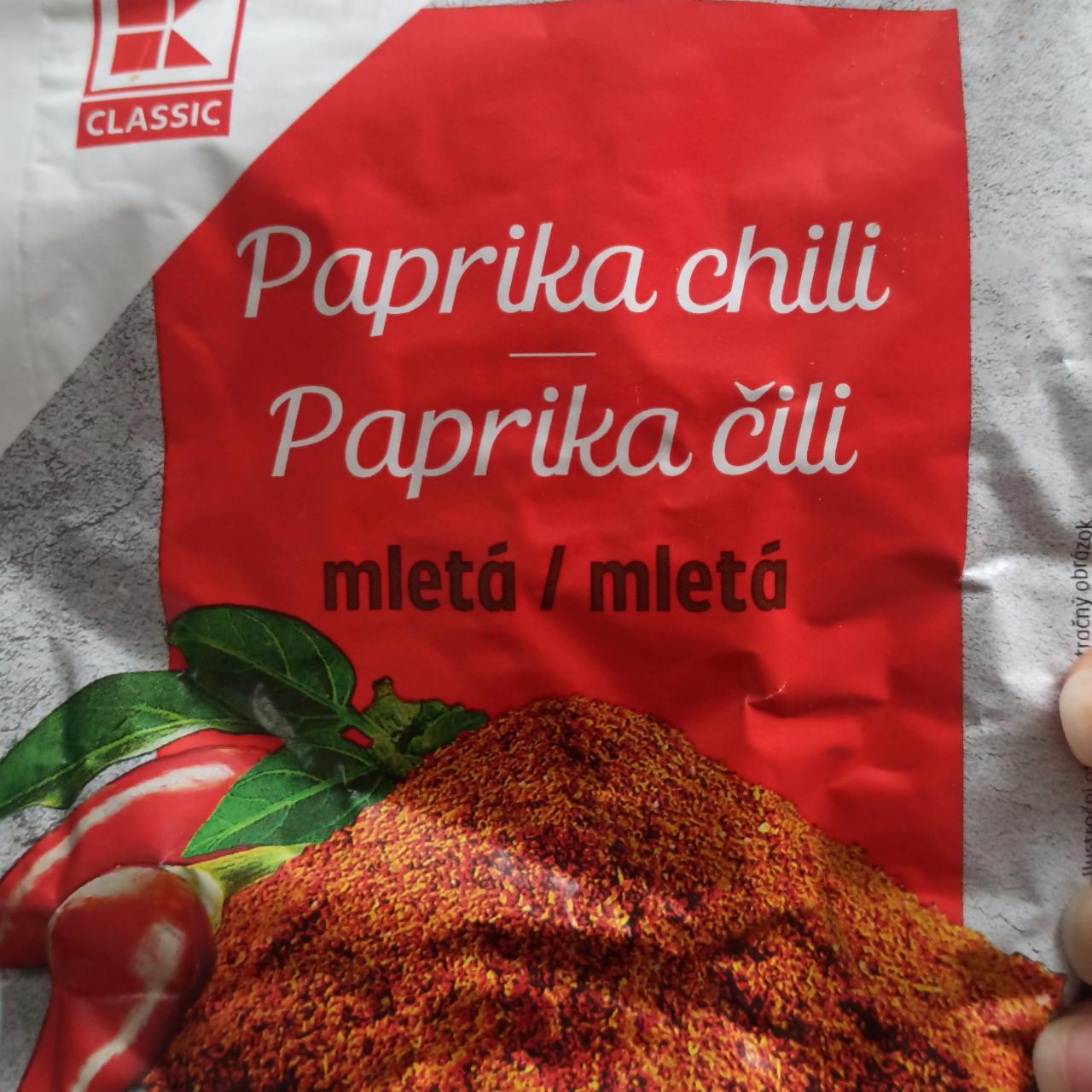 Fotografie - Paprika chili mletá K-Classic