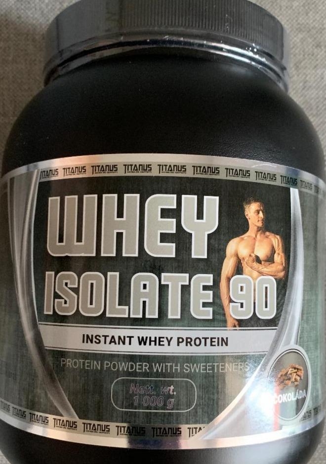 Fotografie - Titanus Whey Isolate 90 Čokoláda