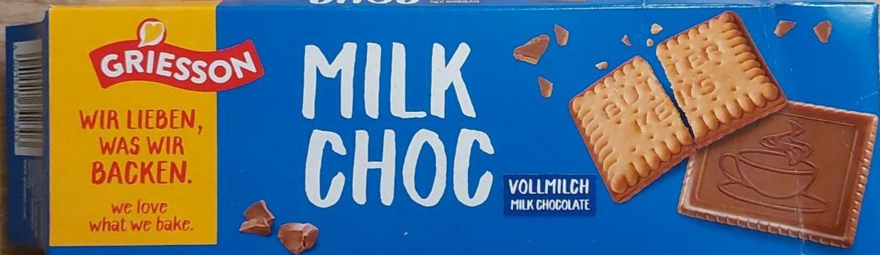 Fotografie - Milk choc vollmilch Griesson