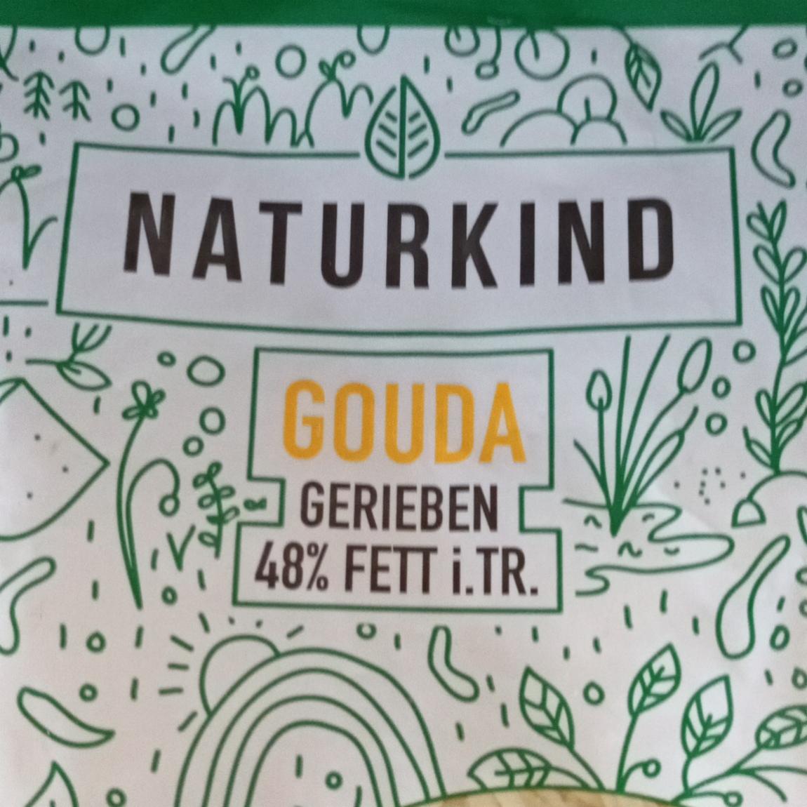 Fotografie - Gouda gerieben 48% Fett Naturkind