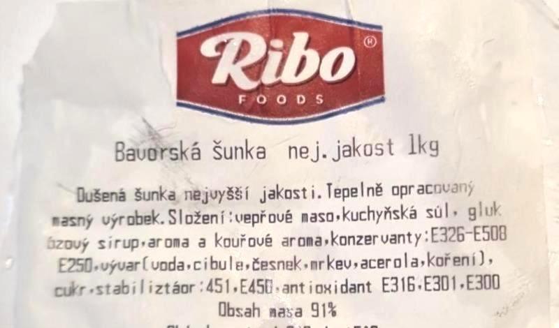 Fotografie - Bavorská šunka 91% Ribo foods