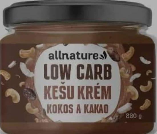 Fotografie - kešu krém LOW CARB kokos a kakao Allnature