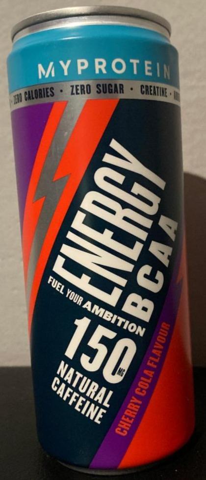 Fotografie - BCAA Energy Drink Zero Cherry Cola Myprotein