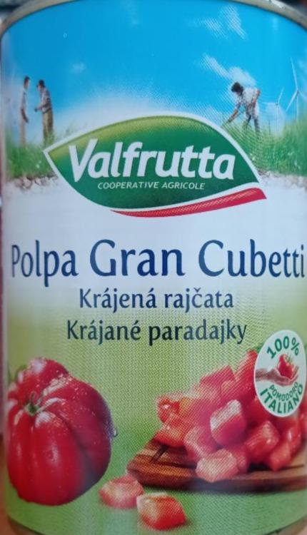 Fotografie - krájená rajčata Valfrutta