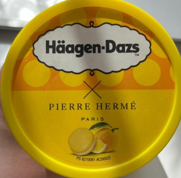 Fotografie - Pierre Hermé Macaron yuzu & lemon Häagen-Dazs