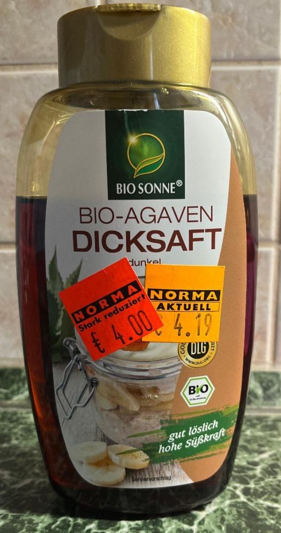 Fotografie - Bio Agaven Dicksaft Bio Sonne