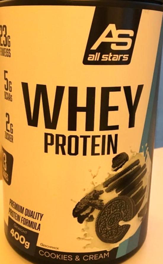 Fotografie - Whey protein cookies & cream All Stars