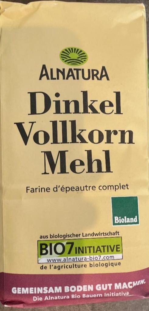 Fotografie - Dinkel Vollkornmehl Alnatura