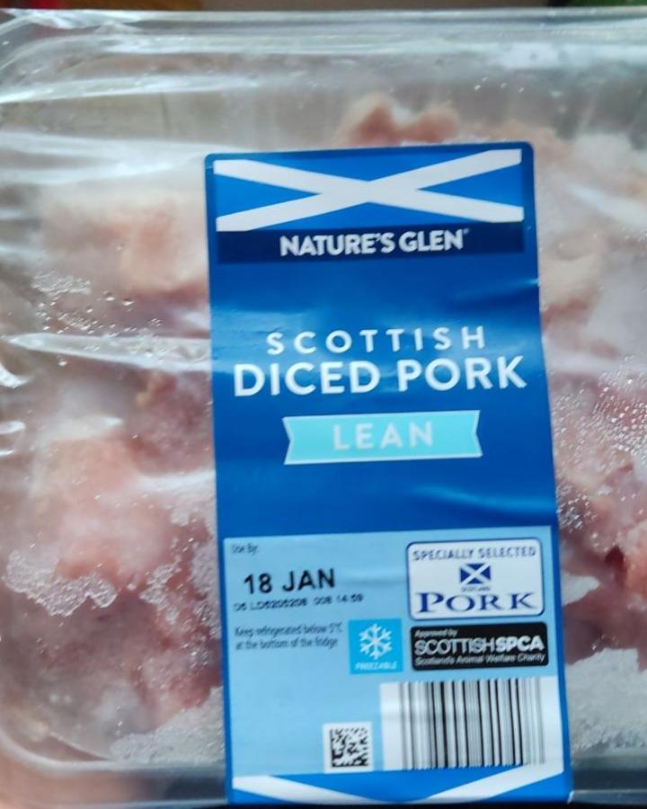 Fotografie - Scottish Diced Pork Lean Nature's Glen