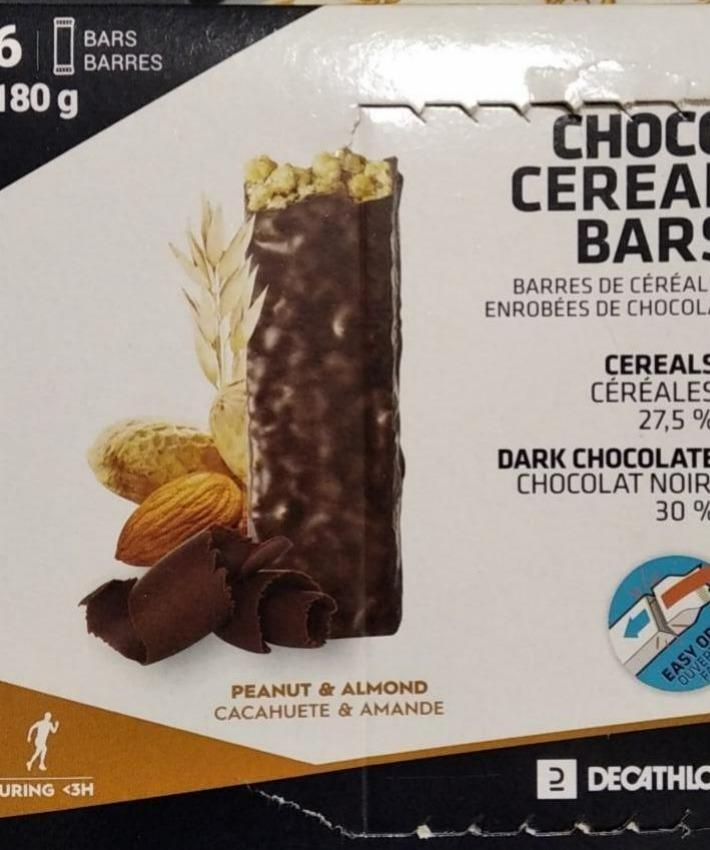 Fotografie - choco cereal bars Peanut Almond Decathlon