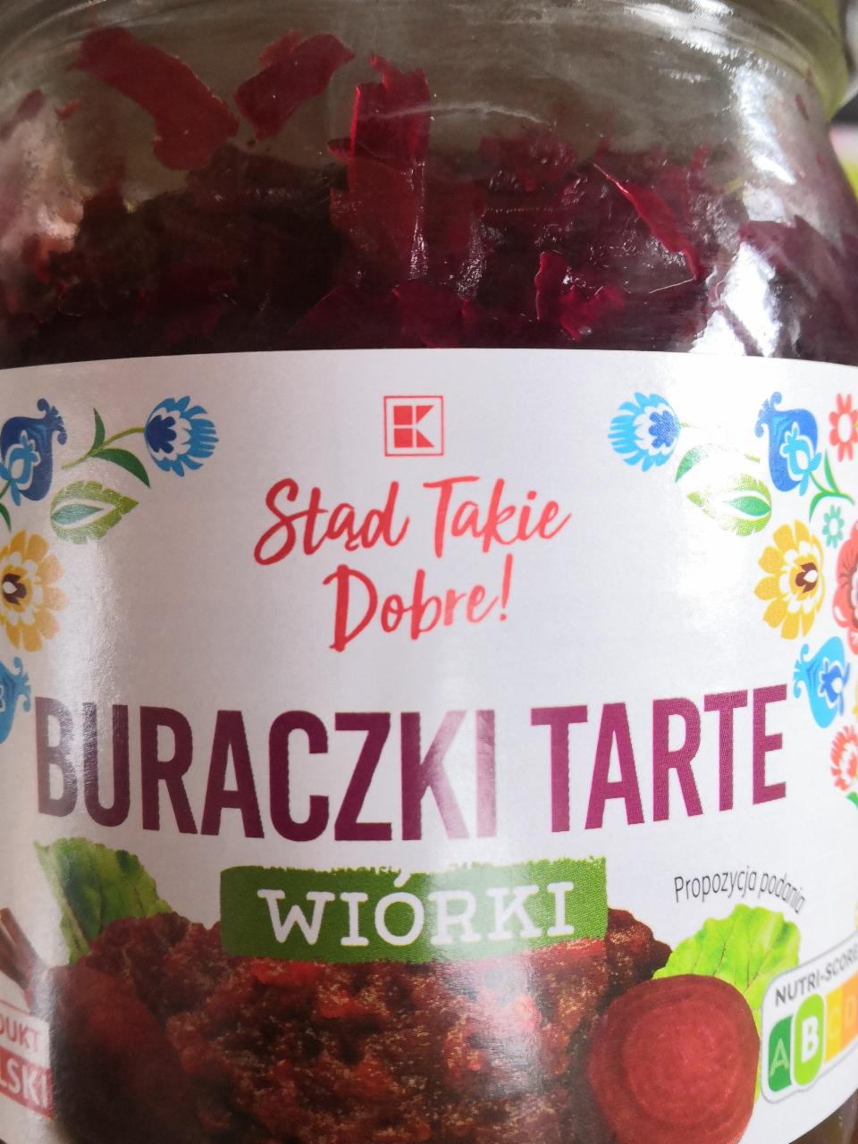 Fotografie - Buraczki tarte wiórki K-Stąd Takie Dobre