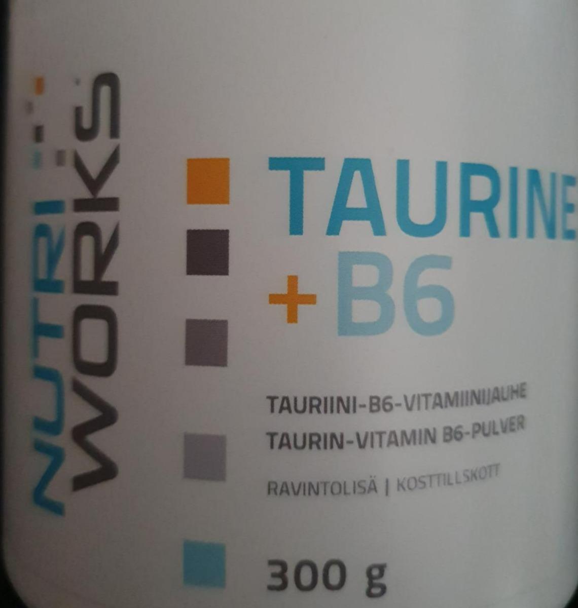 Fotografie - Taurine + B6 Nutri works