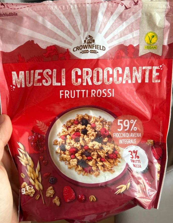 Fotografie - Muesli croccante frutti rossi Crownfield