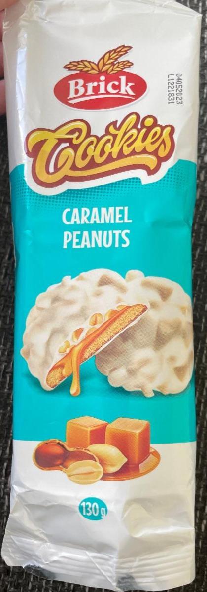 Fotografie - Cookies caramel peanuts Brick