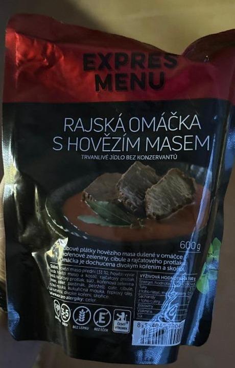 Fotografie - Rajská omáčka s hovězím masem Expres menu