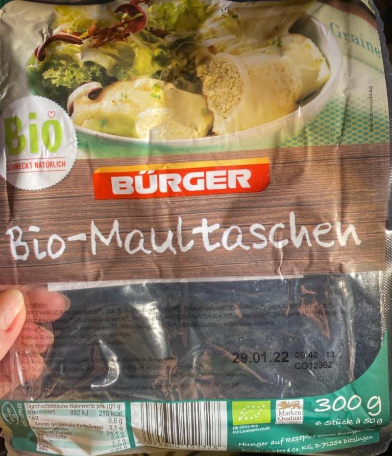 Fotografie - Bio-Maultaschen Bürger