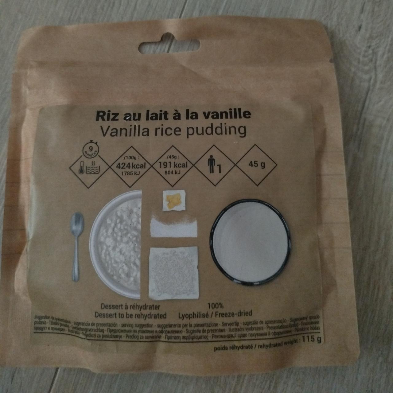 Fotografie - Vanilla rice pudding Forclaz