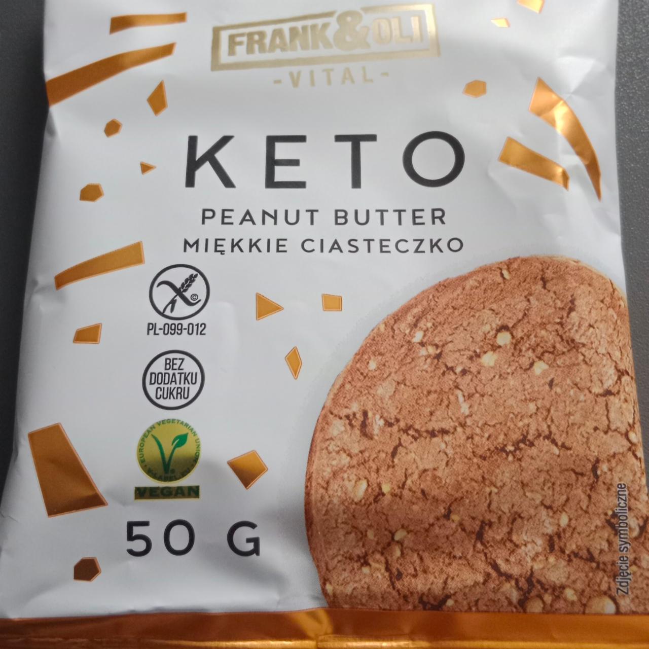 Fotografie - Keto peanut butter miekkie ciasteczko Frank&Oli