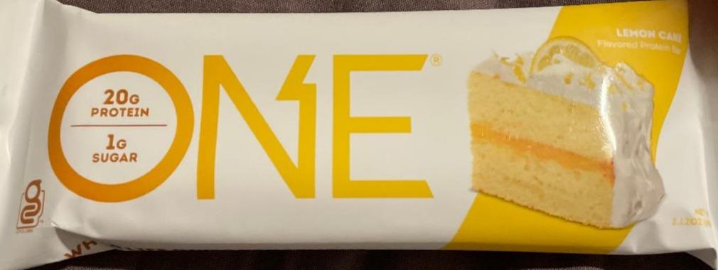 Fotografie - ONE Bar Lemon Cake flavor