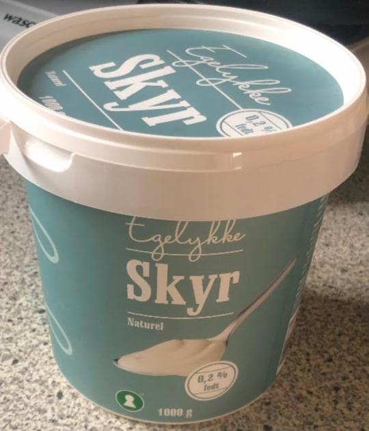 Fotografie - Egelykke Skyr Naturel 0,2%