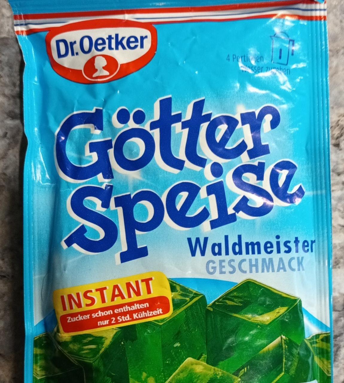 Fotografie - GötterSpeise Waldmeister Geschmack Dr. Oetker