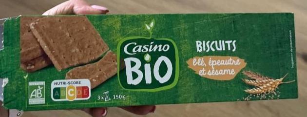 Fotografie - Bio biscuit blé, épeautre et sésame Casino