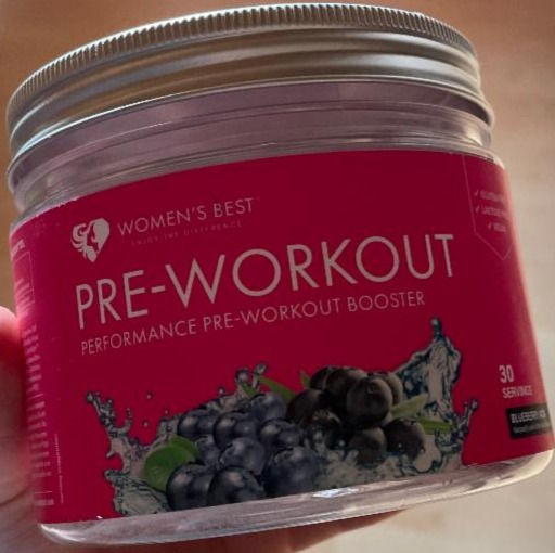 Fotografie - Pre-Workout Booster blueberry acai Women’s best