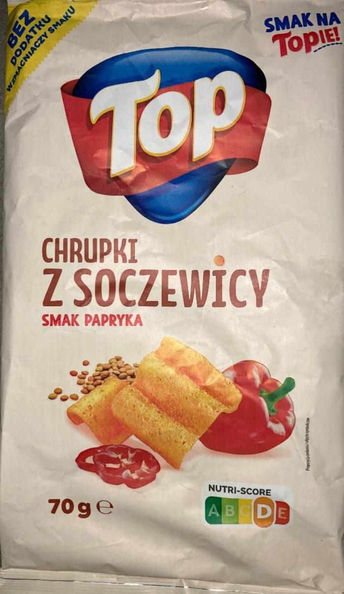 Fotografie - Chrupki z soczewicy smak papryka TOP